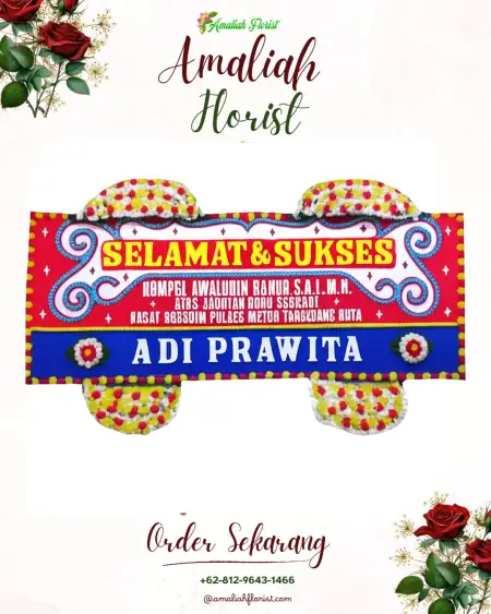 Papan Bunga Ucapan Selamat Ganding