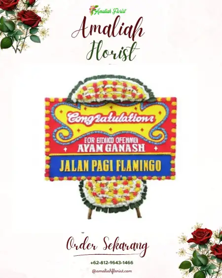 Sewa Papan Bunga Ganding